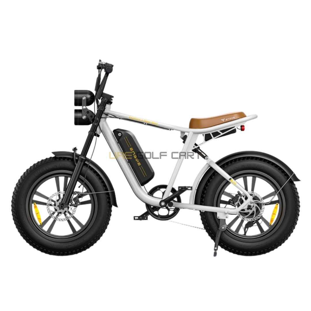 48V 750W Electric Fat Bike with 13Ah Removable Battery, 25 km/h Speed, 20x4.0 Fat Tires, Shimano 7-Gear - Electric Bikes | UAE Golf Cart