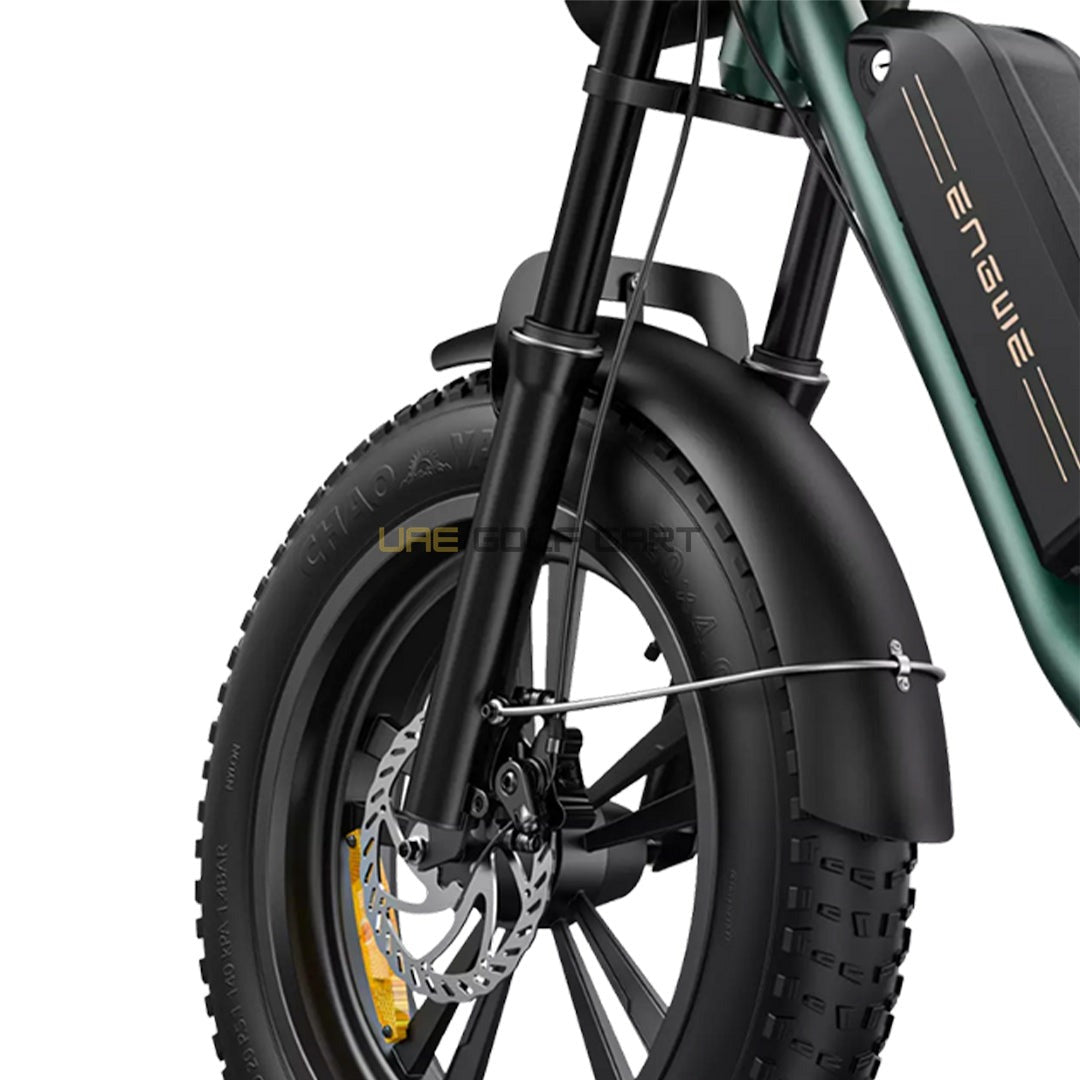 48V Fat Electric Bike with Dual Removable Batteries, 25 km/h, 20×4.0 Fat Tires, 7‑Speed Shimano, 160mm Disc Brakes - Electric Bikes - Photo 10 | UAE Golf Cart
