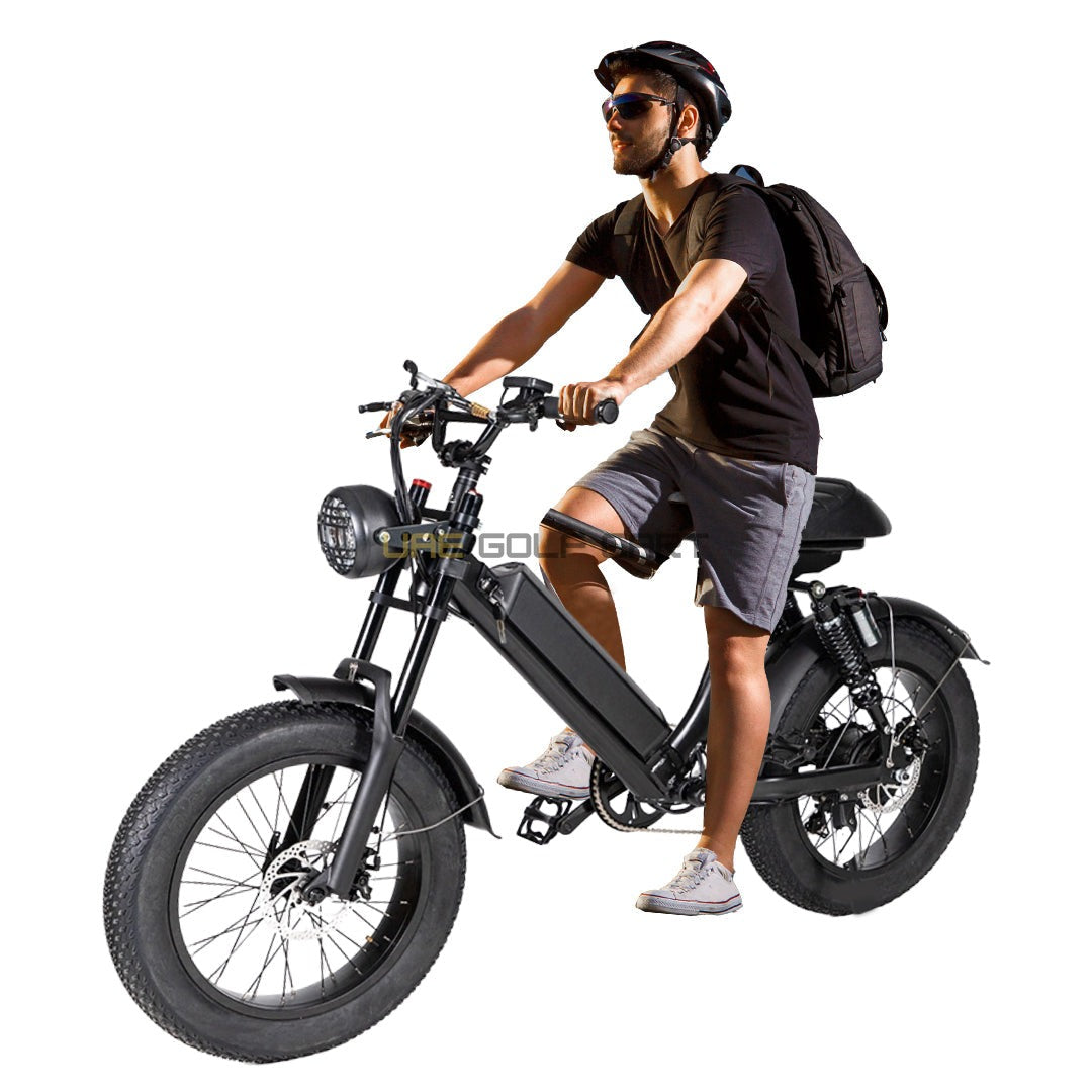 48V Fat Tyre Electric Bike with Removable Battery, 500W Motor, 40 KMPH Speed, and 20x4 Inch Tyres for Off-Road Adventures - Electric Bikes - Photo 22 | UAE Golf Cart