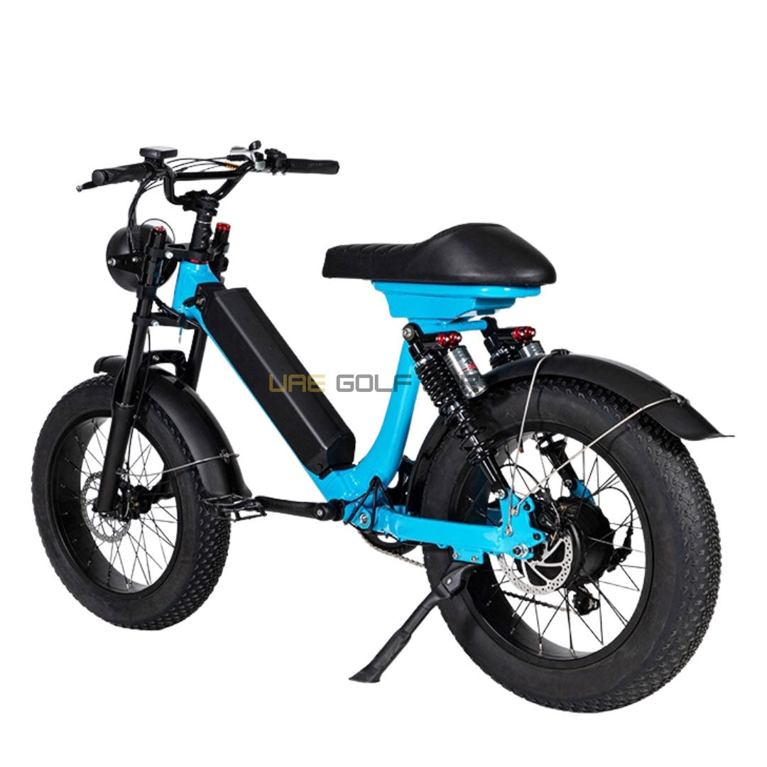 48V Fat Tyre Electric Bike with Removable Battery, 500W Motor, 40 KMPH Speed, and 20x4 Inch Tyres for Off-Road Adventures - Electric Bikes - Photo 8 | UAE Golf Cart