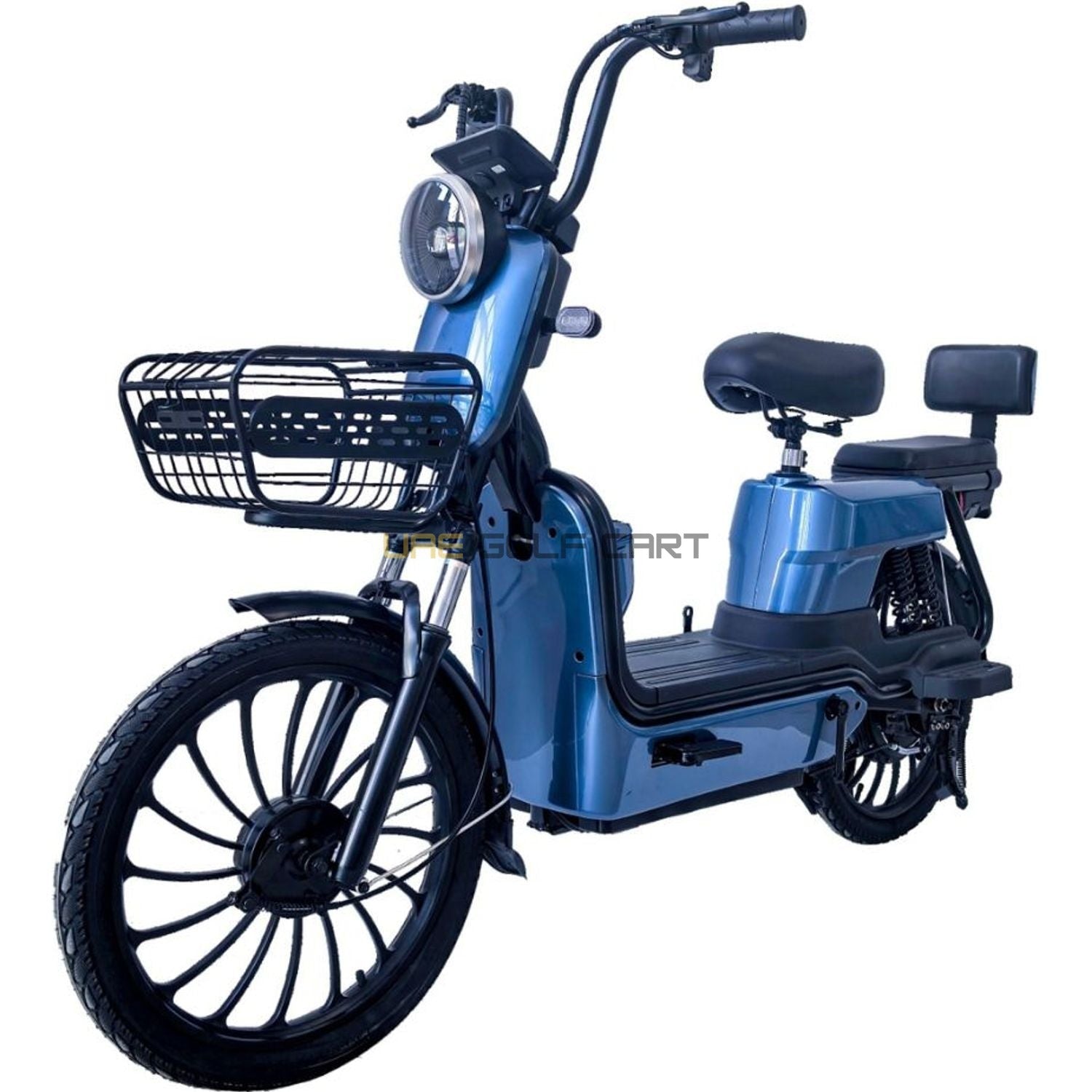 Buy 500W 48V 20Ah Electric Scooter with Seat, 20 inch Tires, Disk Brakes - Off-road Private Use - Electric Bikes at UAE Golf Cart