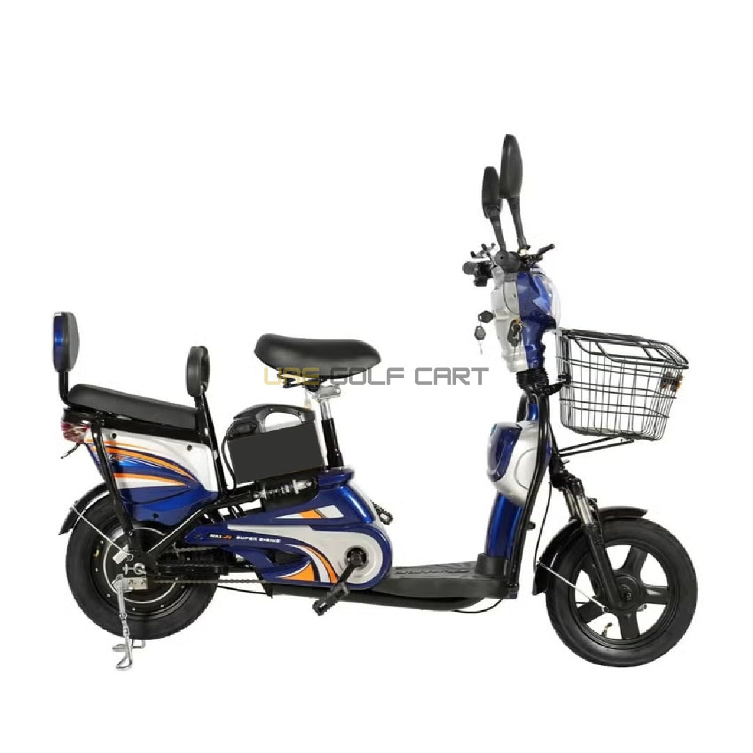 500W Electric Bike with 48V 12Ah Battery, 14 Inch Tires, Grocery Basket, Pedal Assist - Offroad Recreation - Electric Grocery Bike - Photo 10 | UAE Golf Cart