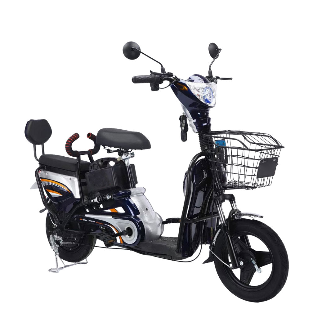 UAE Golf Cart 500W Electric Bike with 48V 12Ah Battery, 14 Inch Tires, Grocery Basket, Pedal Assist - Offroad Recreation - View 4