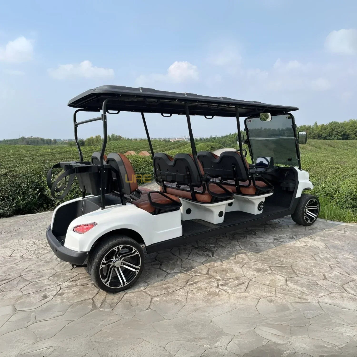 6 Passenger On Road Electric Golf Cart with Lithium Battery and Camera - Normal Golf Carts - 6 Seater - Photo 4 | UAE Golf Cart