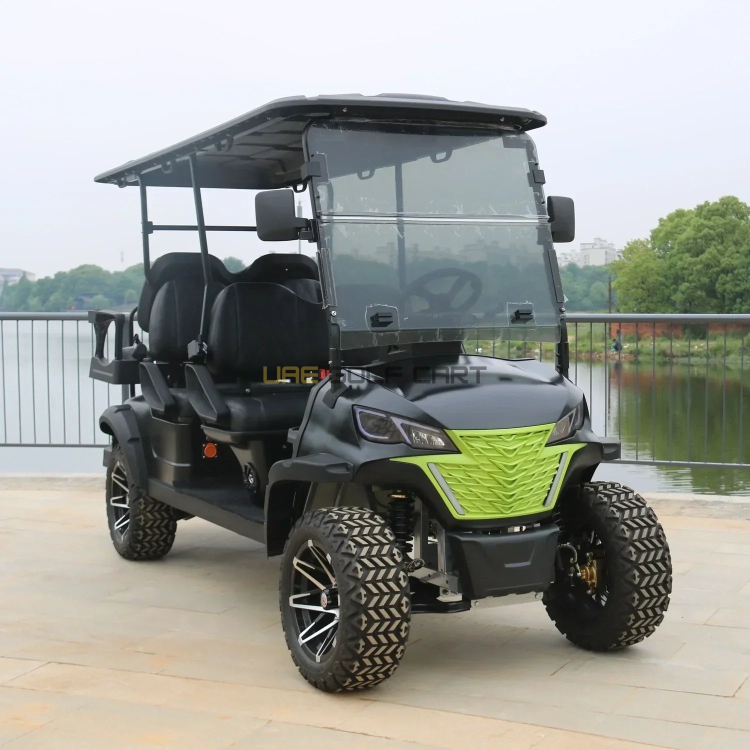 Buy 6 Seater Off Road Electric Golf Cart with Lithium Battery and Bluetooth - Normal Golf Carts - 4 Seater at UAE Golf Cart