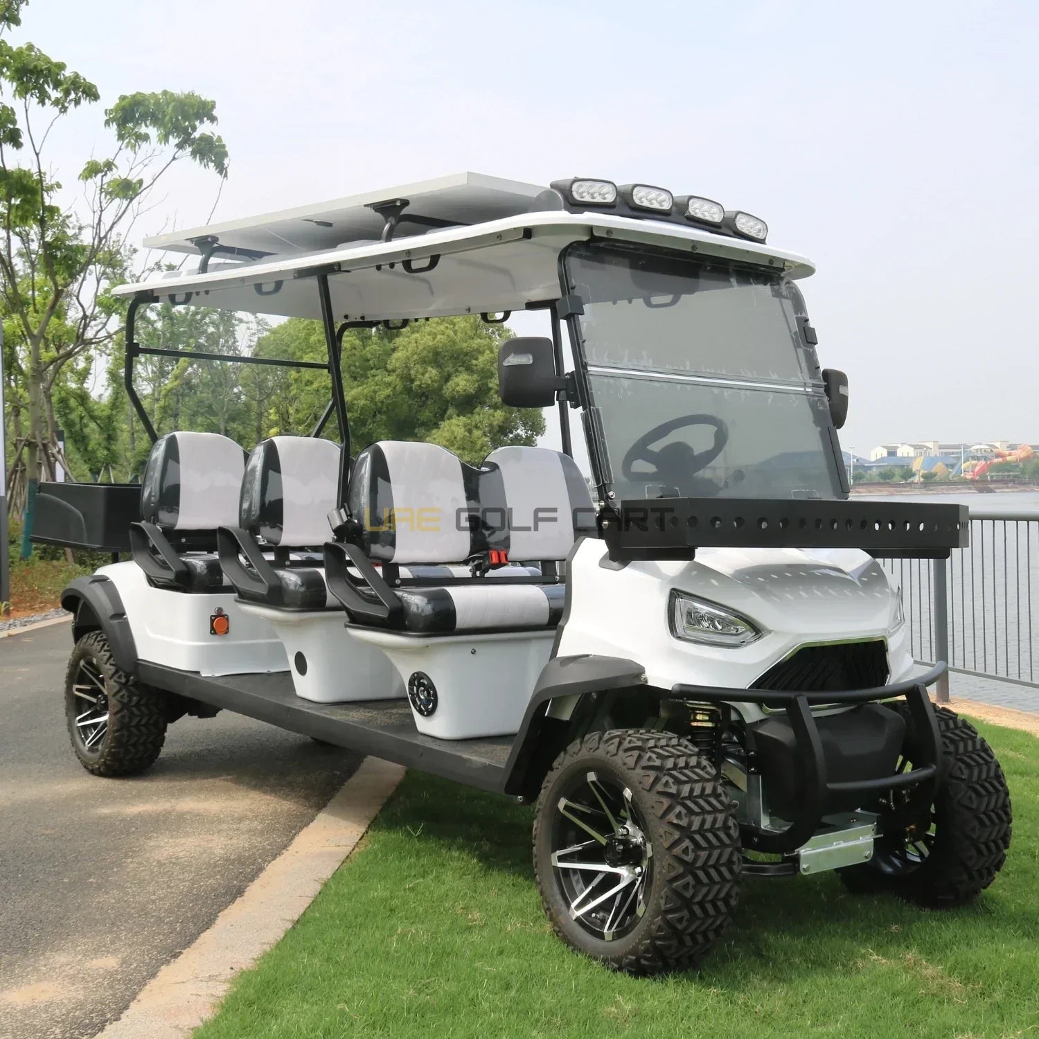 6 Seater Off Road Electric Golf Cart with Lithium Battery and Solar Panel - Utility Golf Carts - 6 Seater - Photo 5 | UAE Golf Cart