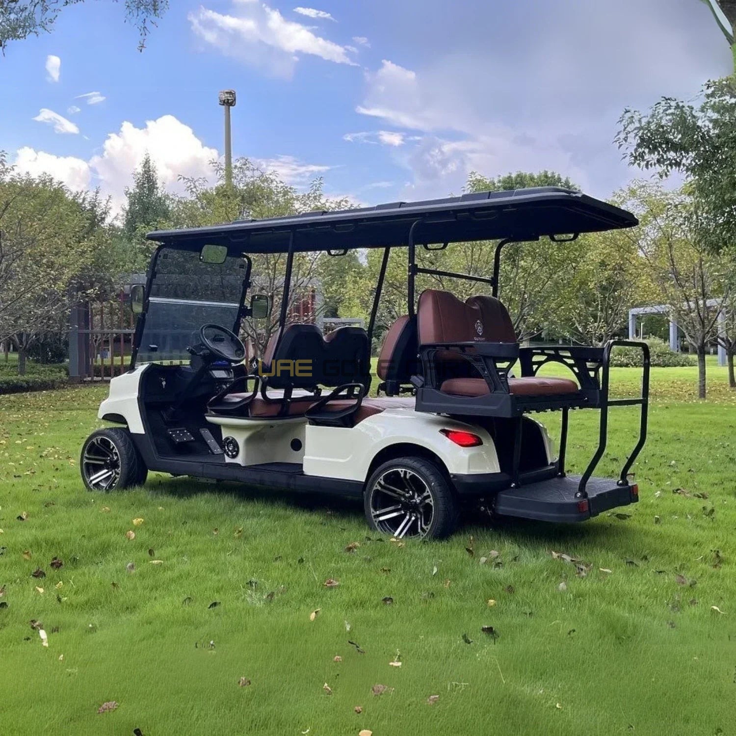 6 Seater On Road Electric Golf Cart with 100 km Range Lithium Battery - Normal Golf Carts - 4+2 Seater - Photo 4 | UAE Golf Cart