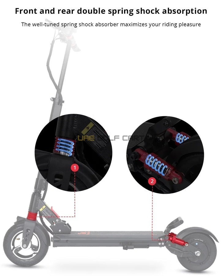600W Electric Scooter 45 km/h Max Speed 13Ah Battery 20kg Weight 120kg Load Capacity - Foldable Electric Scooters | UAE Golf Cart