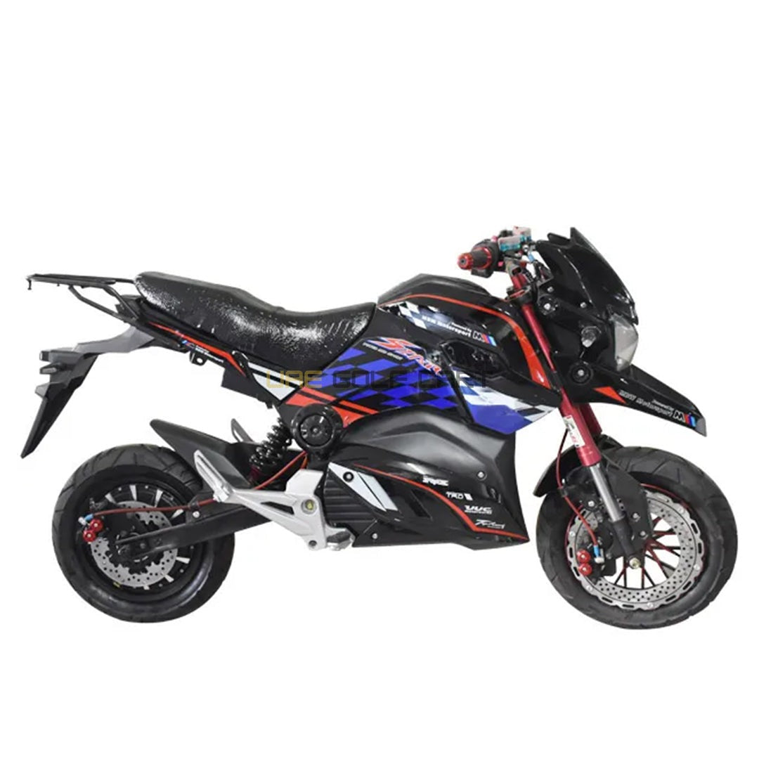 60V 3000W Electric Motorbike for Adults - 75 km/h Top Speed, 55 km Range, 150 kg Load, 12" Tires - Electric Motorbikes & Mopeds - Close Up | UAE Golf Cart