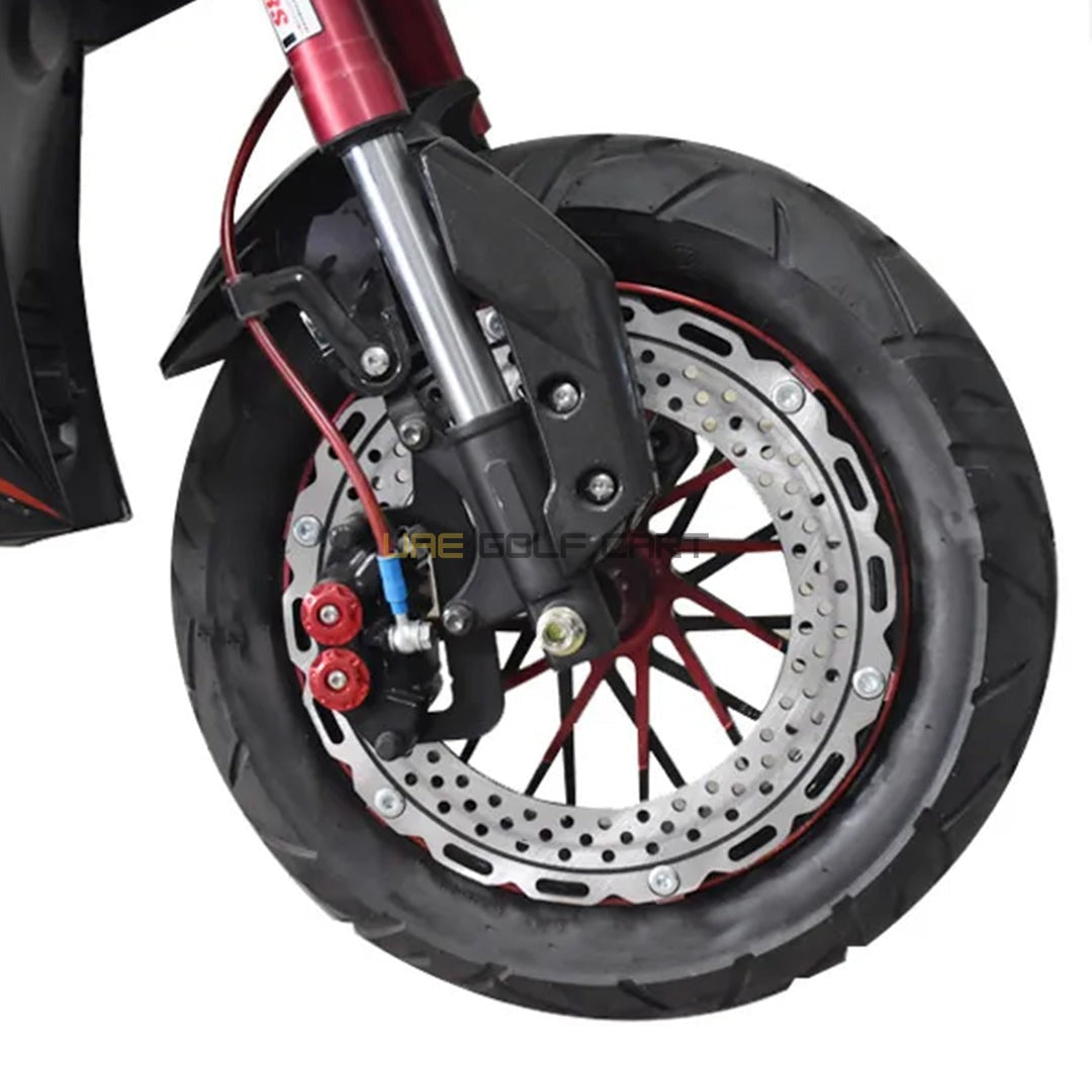 60V 3000W Electric Motorbike for Adults - 75 km/h Top Speed, 55 km Range, 150 kg Load, 12" Tires - Electric Motorbikes & Mopeds - Photo 5 | UAE Golf Cart