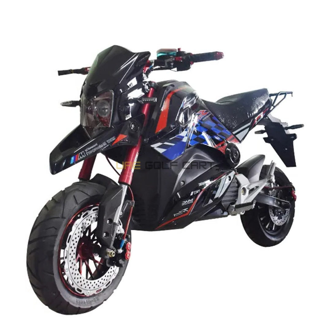 Buy 60V 3000W Electric Motorbike for Adults - 75 km/h Top Speed, 55 km Range, 150 kg Load, 12" Tires - Electric Motorbikes & Mopeds at UAE Golf Cart