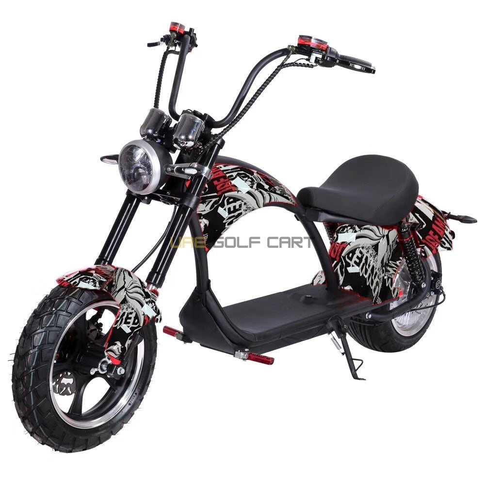 60V 3000W Electric Scooter with 30 MPH Speed, 200kg Load, Foldable Seat, Hydraulic Disc Brakes - Electric Motorbikes & Mopeds - Photo 5 | UAE Golf Cart