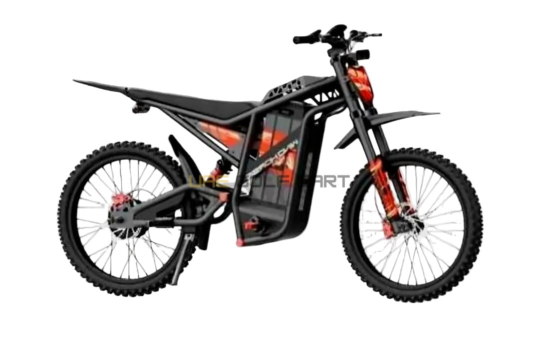 60V 35Ah Electric Off Road Dirt Bike with 3000W Motor, 70 km Range, 70 km/h Top Speed, 19x3 All-Terrain Tires - Electric Dirt Bikes - Photo 4 | UAE Golf Cart