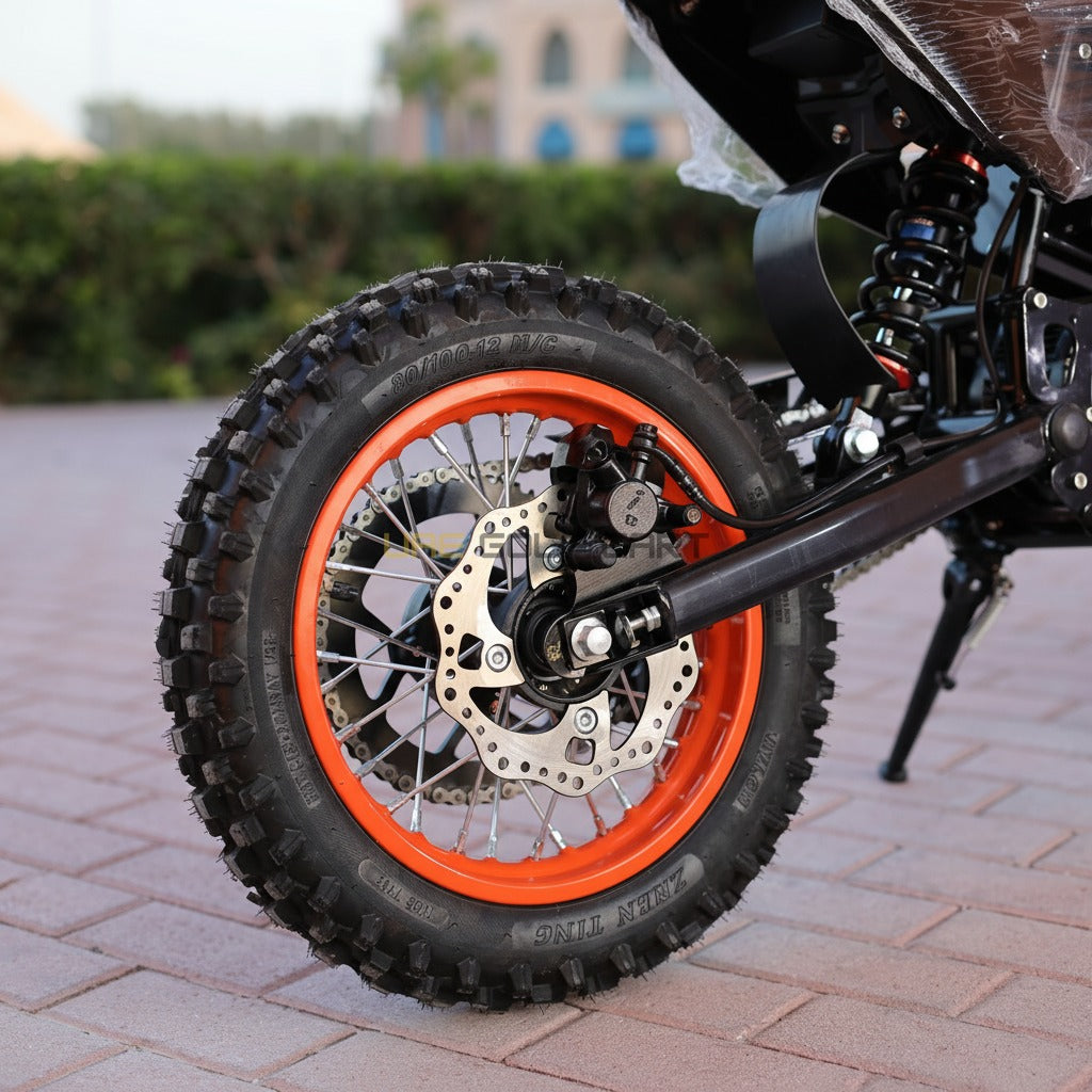 60V 3600W Electric Dirt Bike with 70 km/h Top Speed, 23.4Ah Battery, Steel Frame, 140mm Front Suspension - Electric Dirt Bikes - Photo 6 | UAE Golf Cart