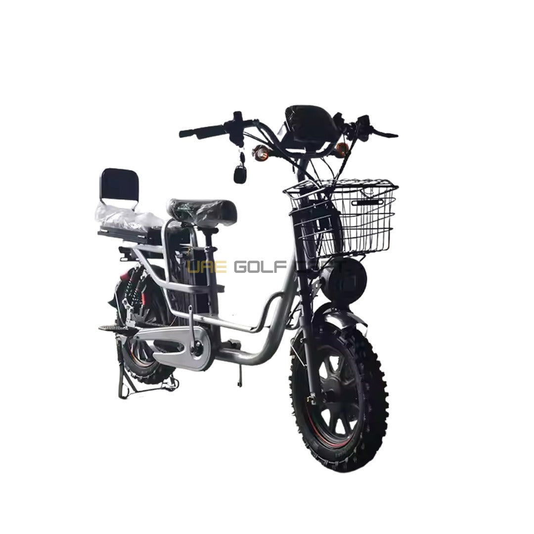 60V 500W Electric Scooter with Off‑Road Tyres, Removable Battery, Disc Brakes, 200kg Load Capacity - Electric Bikes - Close Up | UAE Golf Cart