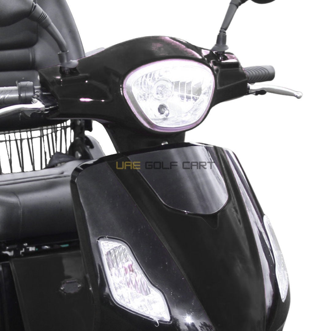 60V 600W 4 Wheel Electric Scooter with Seat, Storage Compartment, LED Light and Reverse Gear - Electric Motorbikes & Mopeds - Photo 11 | UAE Golf Cart