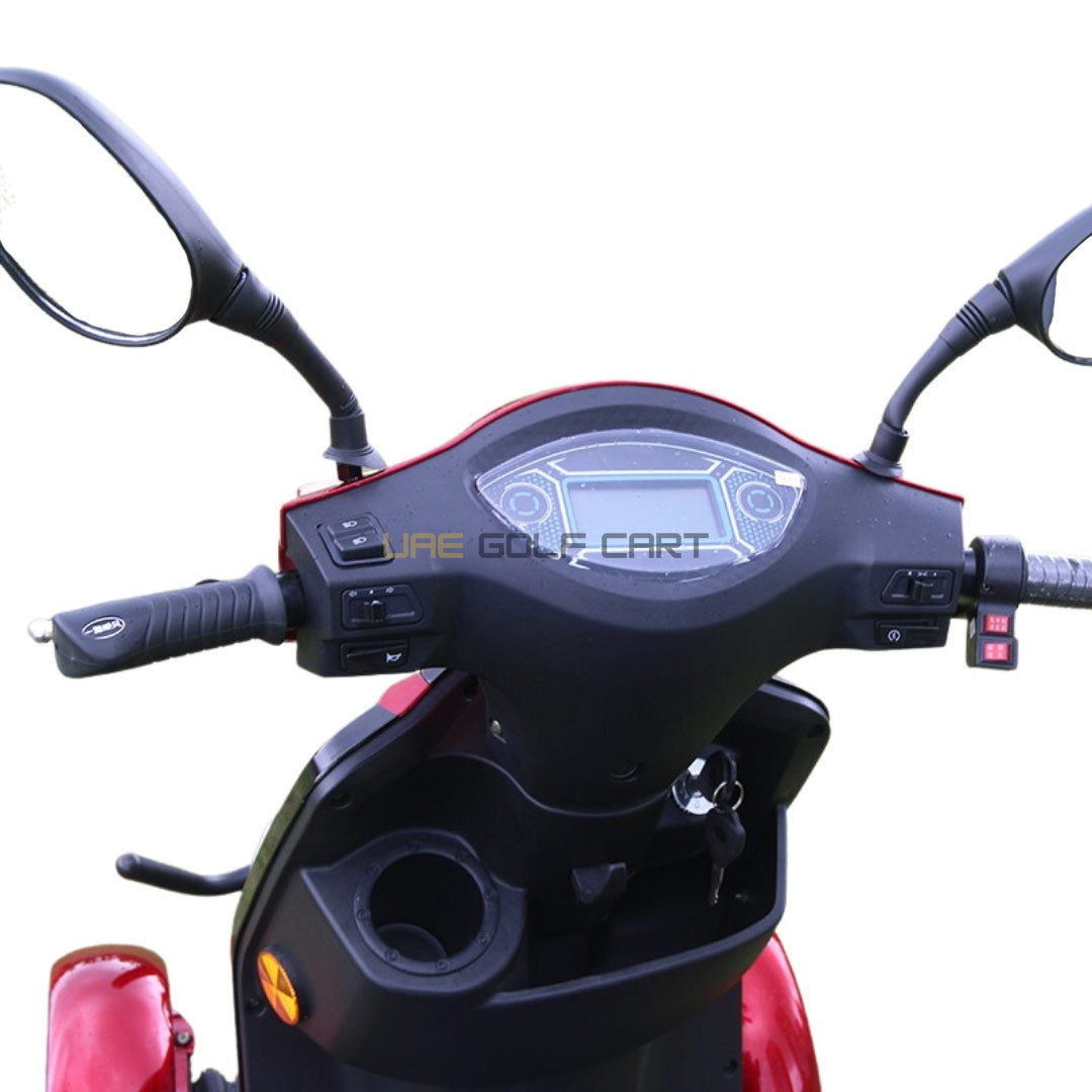 60V 600W 4 Wheel Electric Scooter with Seat, Storage Compartment, LED Light and Reverse Gear - Electric Motorbikes & Mopeds - Photo 8 | UAE Golf Cart