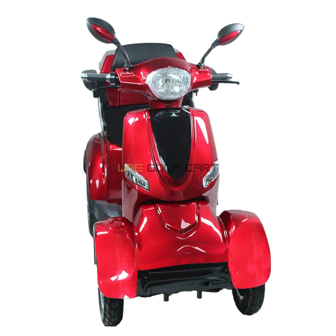 Buy 60V 600W 4 Wheel Electric Scooter with Seat, Storage Compartment, LED Light and Reverse Gear - Electric Motorbikes & Mopeds at UAE Golf Cart