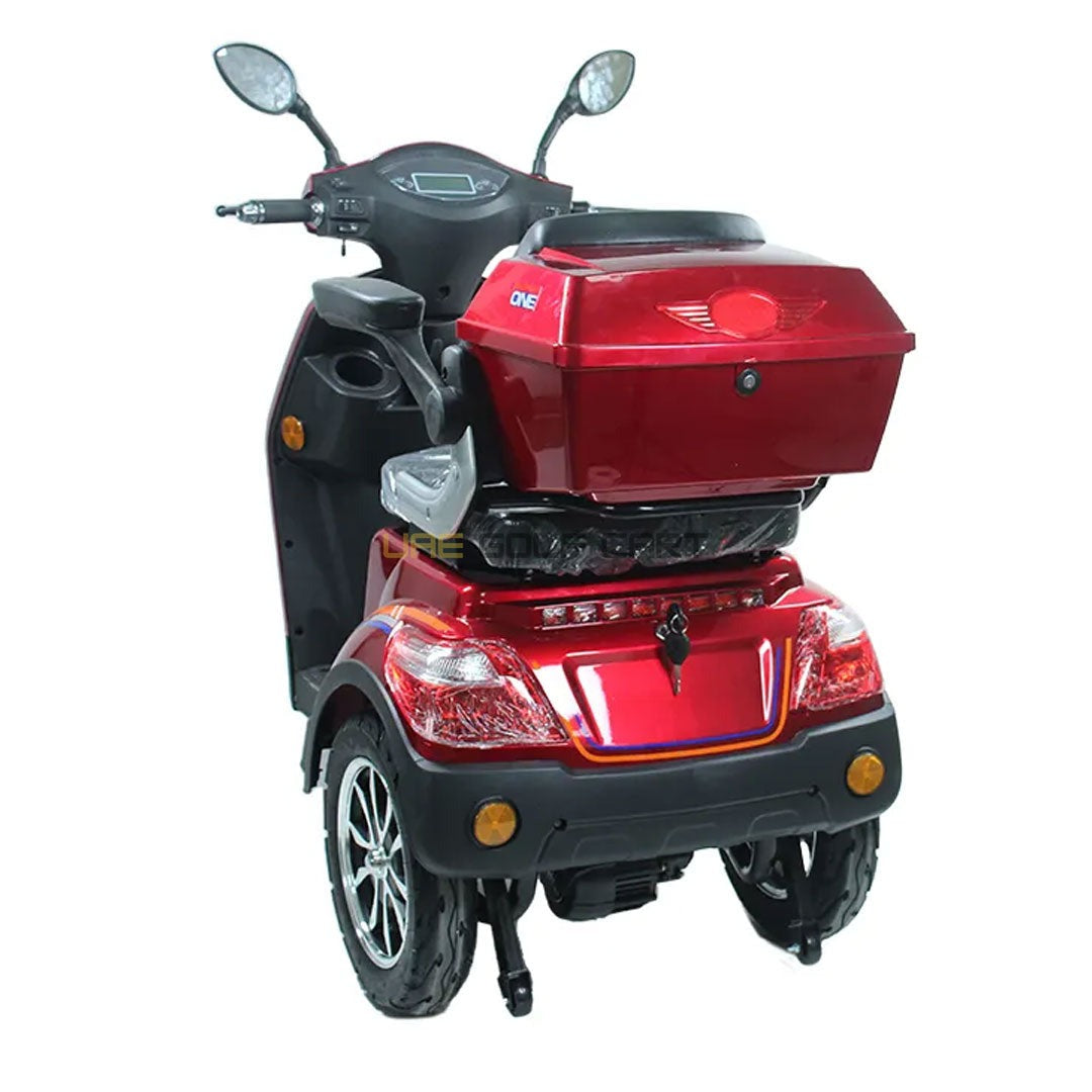 60V 600W Electric Trike Scooter with 50 km/h Speed, 225kg Load, 40km Range and Storage - Electric Motorbikes & Mopeds | UAE Golf Cart