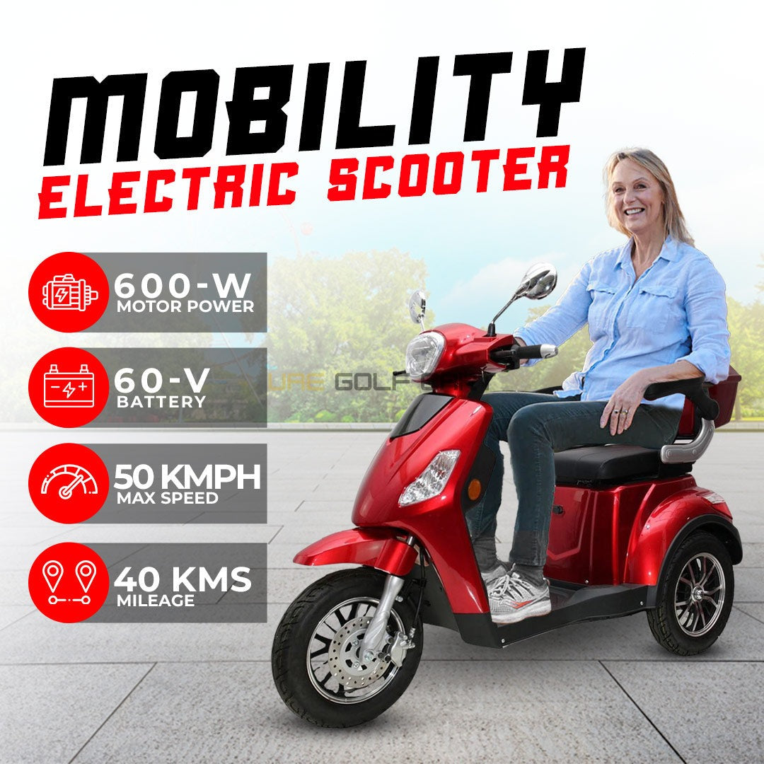60V 600W Electric Trike Scooter with 50 km/h Speed, 225kg Load, 40km Range and Storage - Electric Motorbikes & Mopeds - Photo 6 | UAE Golf Cart