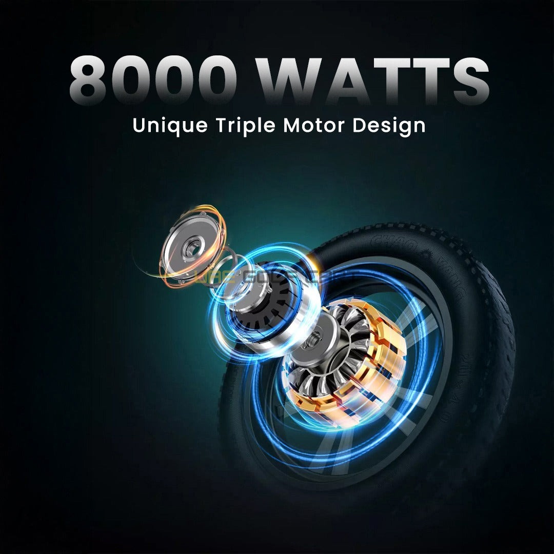 60V 8000W Off-Road Electric Dirt Bike with 40Ah Battery, 120km Range, 150kg Load - Electric Dirt Bikes - Photo 12 | UAE Golf Cart