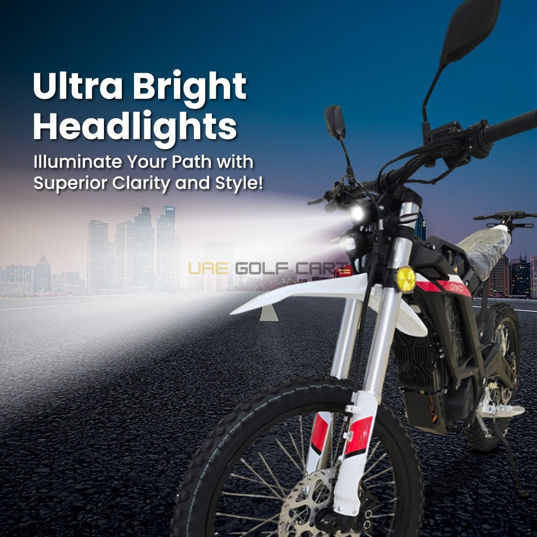 60V 8000W Off-Road Electric Dirt Bike with 40Ah Battery, 120km Range, 150kg Load - Electric Dirt Bikes - Photo 15 | UAE Golf Cart