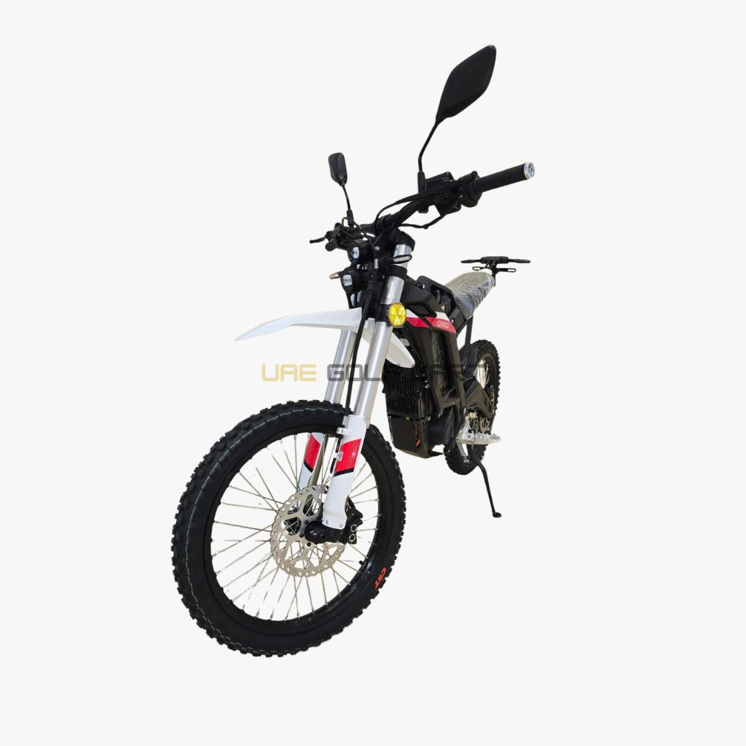 60V 8000W Off-Road Electric Dirt Bike with 40Ah Battery, 120km Range, 150kg Load - Electric Dirt Bikes - Close Up | UAE Golf Cart