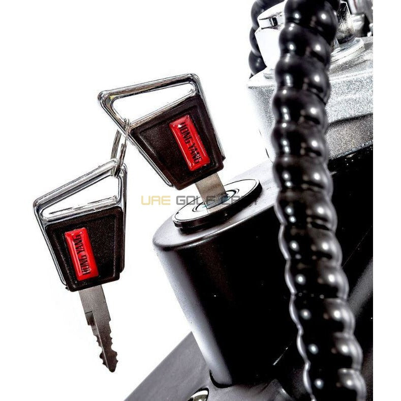 60V Removable Battery Electric Scooter with Double Seat, LED Headlight, Indicators and USB Port - Electric Motorbikes & Mopeds | UAE Golf Cart