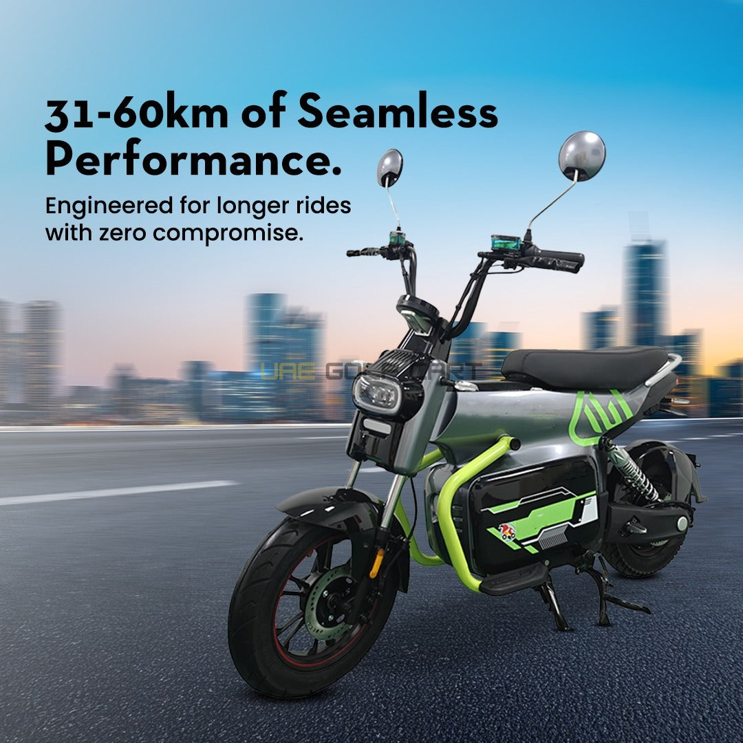 72V 2000W Electric Bike with 50-60 km/h Top Speed, 40-50 km Range, 3 Speed, Disc Brakes, Steel Frame - Electric Bikes - Photo 14 | UAE Golf Cart