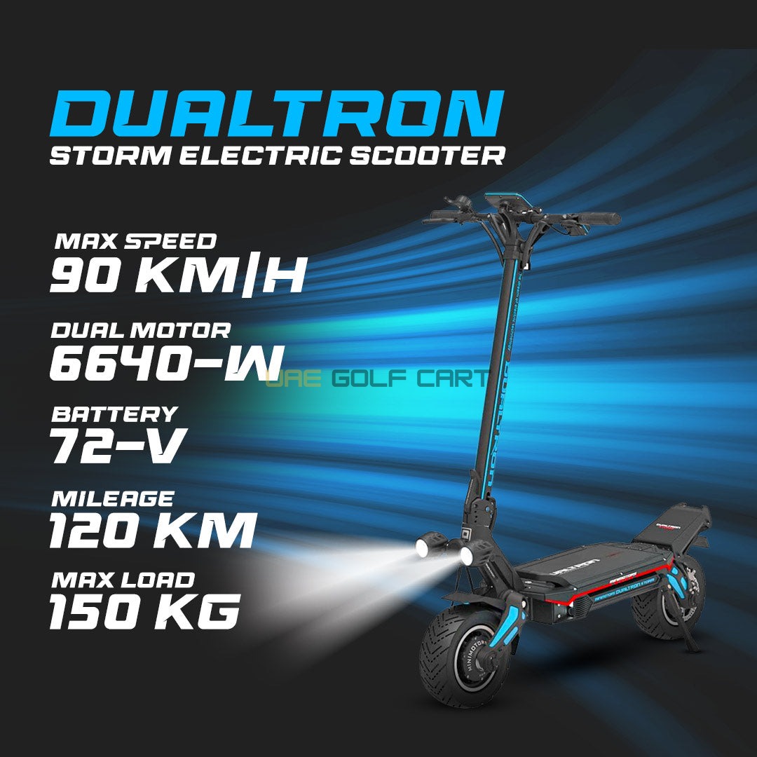 72V 35Ah Foldable Electric Scooter with Dual 6640W Motors, 120km Range, IPX5 Water Resistance - Foldable Electric Scooters - Photo 4 | UAE Golf Cart