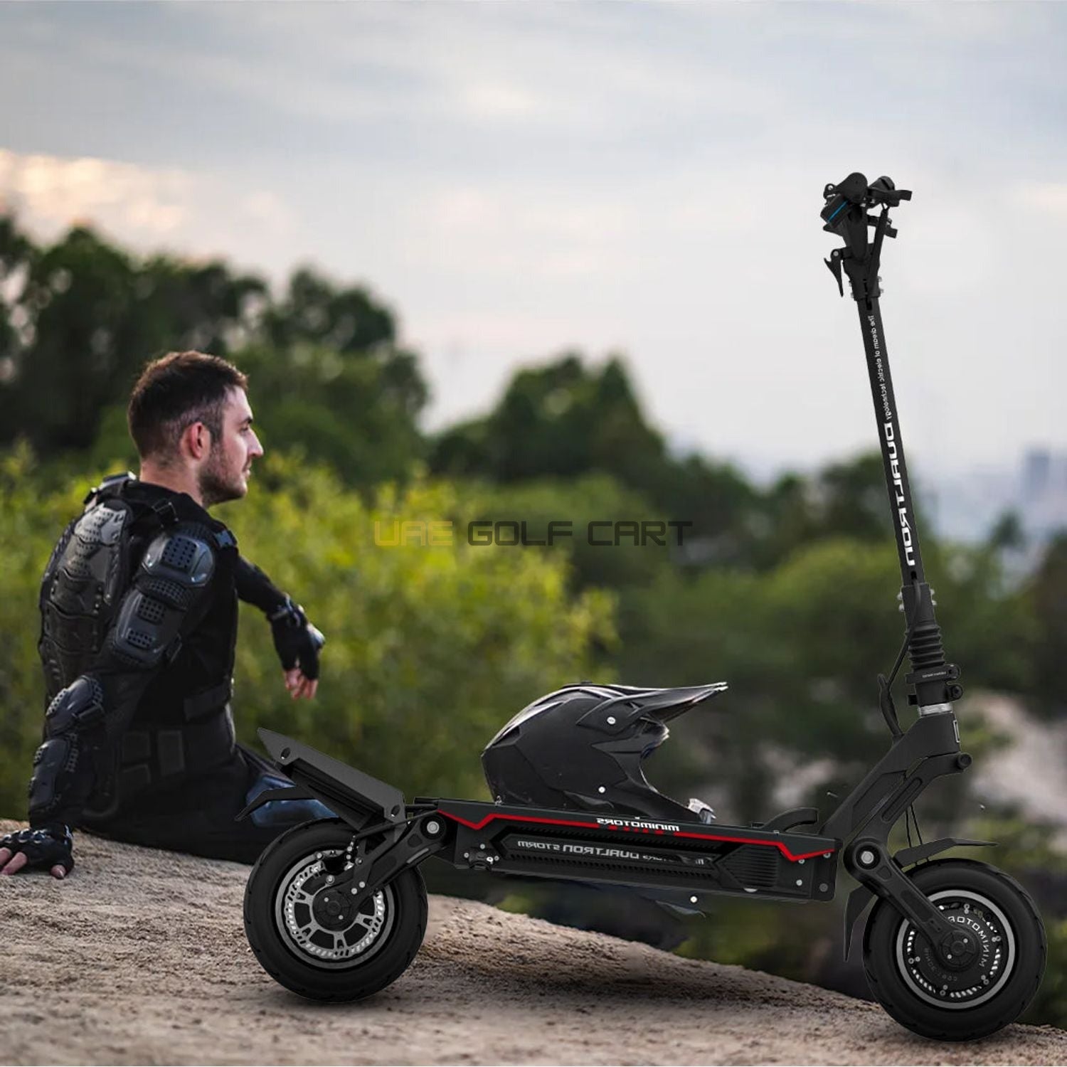 72V 35Ah Foldable Electric Scooter with Dual 6640W Motors, 120km Range, IPX5 Water Resistance - Foldable Electric Scooters - Photo 5 | UAE Golf Cart