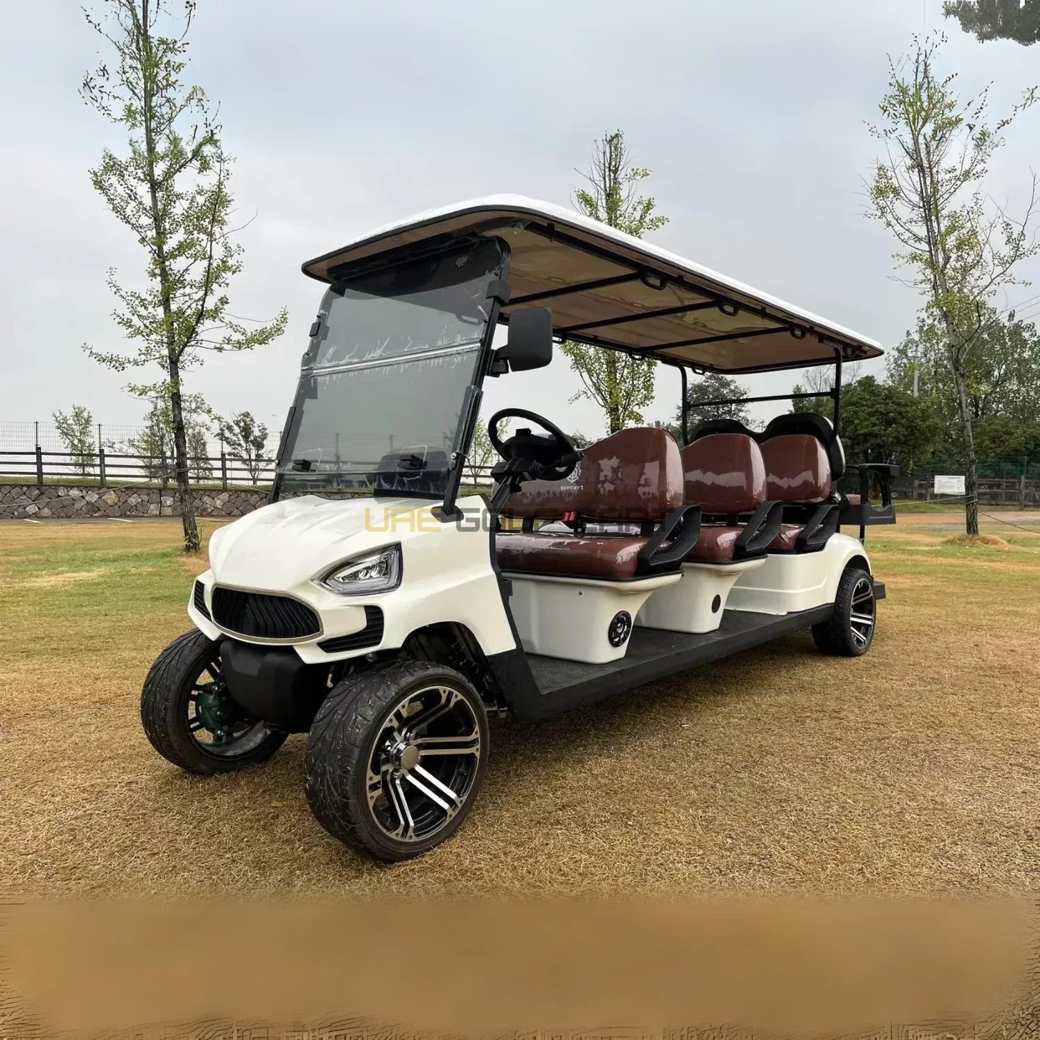 8 Seater On Road Electric Golf Cart with Lithium Battery and Camera Display - Normal Golf Carts - 6+2 Seater - Photo 5 | UAE Golf Cart