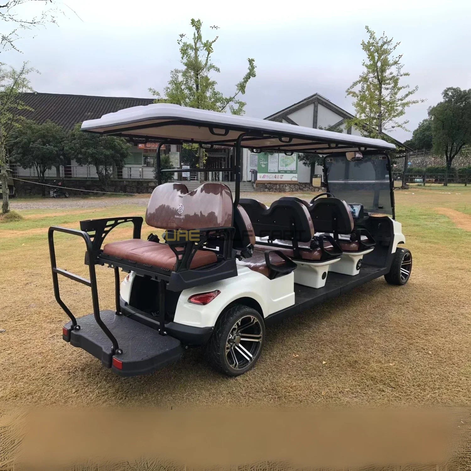 8 Seater On Road Electric Golf Cart with Lithium Battery and Camera Display - Normal Golf Carts - 6+2 Seater - Photo 6 | UAE Golf Cart