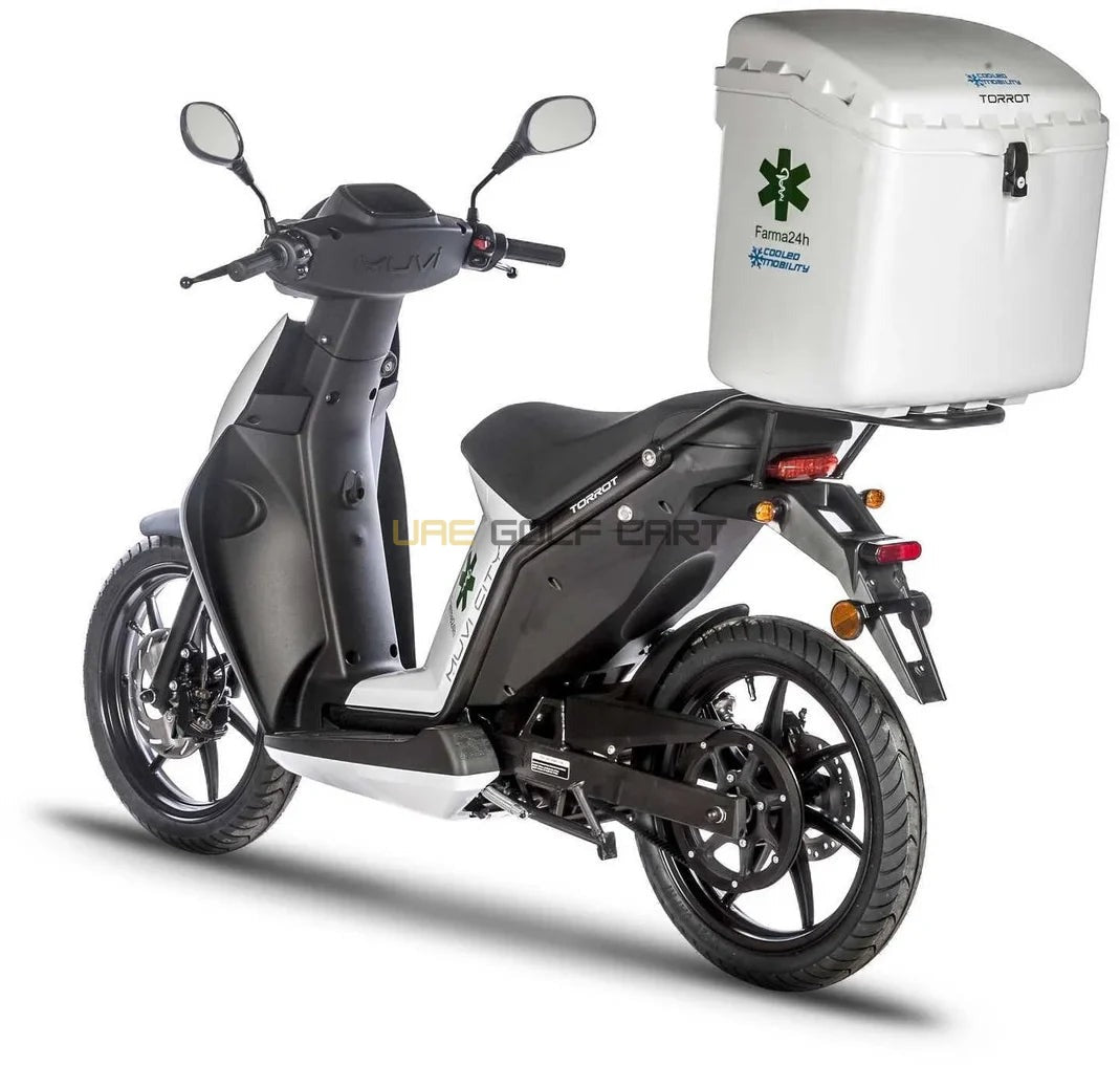 96kg Electric Scooter with Removable Lithium Battery for Private Estates - Electric Motorbikes & Mopeds - Close Up | UAE Golf Cart