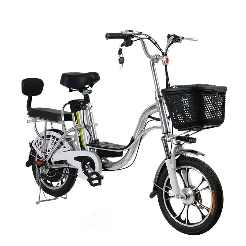 UAE Golf Cart 48V 350W Foldable Aluminum Alloy Electric Bike with Pedal Assist 20" Wheels - View 8