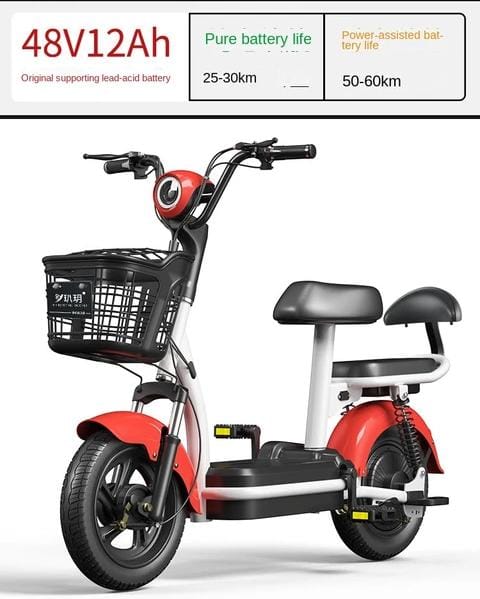 UAE Golf Cart 48V 350W 2-Seater Foldable Electric Scooter with Pedal and Removable Battery - View 2