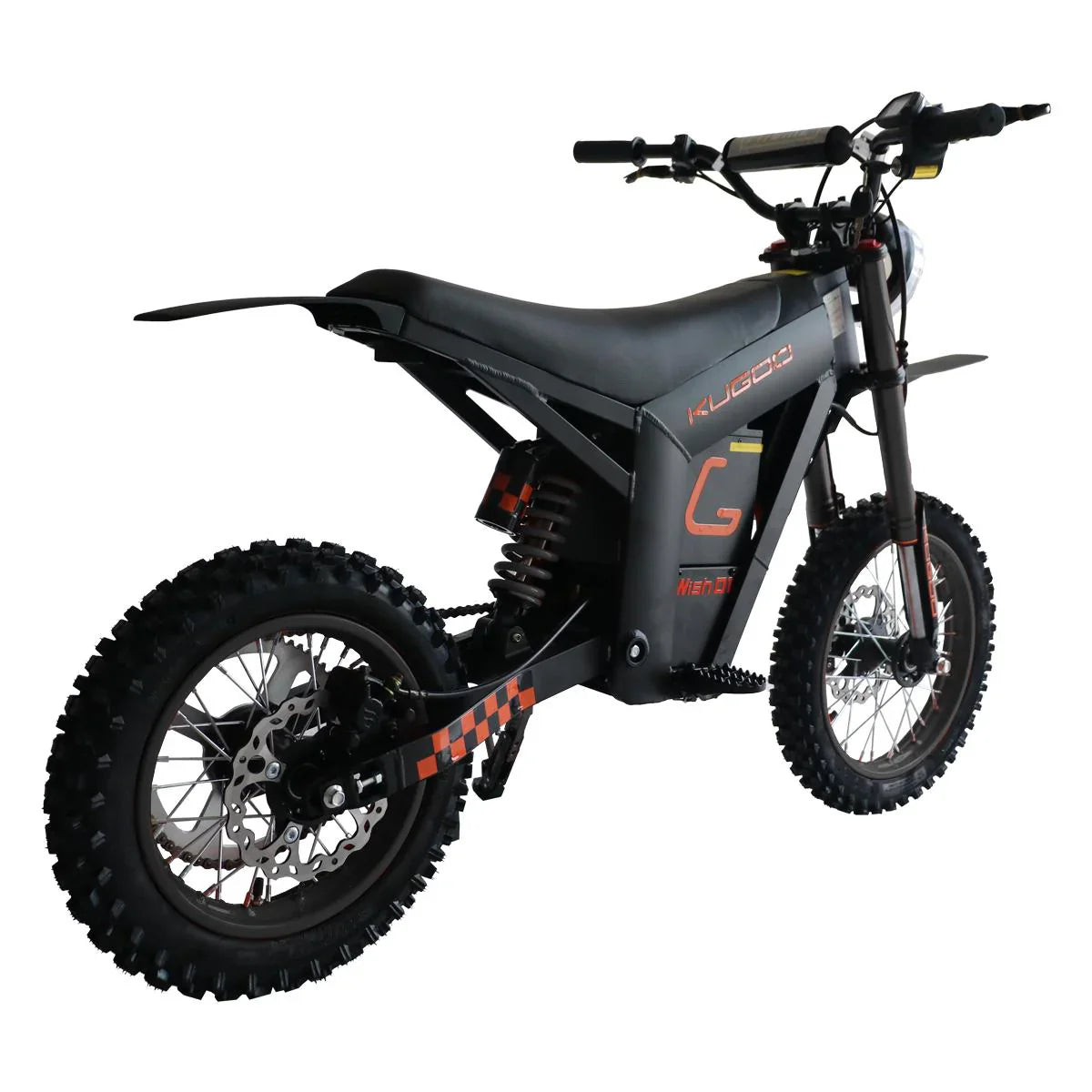 UAE Golf Cart 48V 1500W Electric Dirt Bike with 21Ah Battery, Hydraulic Suspension, 14" Front Tire, 12" Rear Tire, 45‑55 km/h Top Speed - View 11
