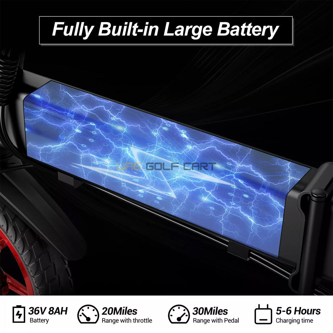 Carbon Alloy Foldable Ebike 36V 350W 45 lbs - 35 MPH, 30 Mile Range, 330 kg Load, IP54 Waterproof - Electric Bikes - Photo 8 | UAE Golf Cart