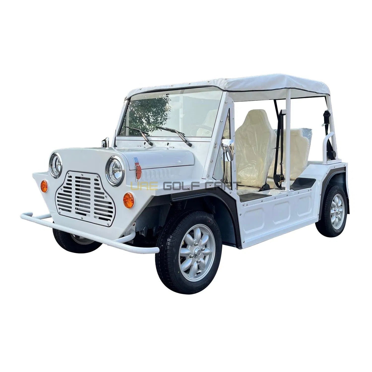 Classic 4 Seater Electric Golf Cart with 96V Lithium Battery and Aluminum Body - Classic Golf Carts - 4 Seater | UAE Golf Cart