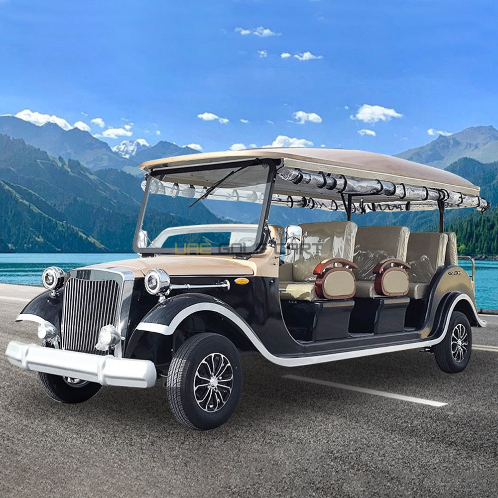 Classic 6 Passenger Electric Golf Cart with 5kW AC Motor and 90 km Range - Classic Golf Carts - 6 Seater - Close Up | UAE Golf Cart
