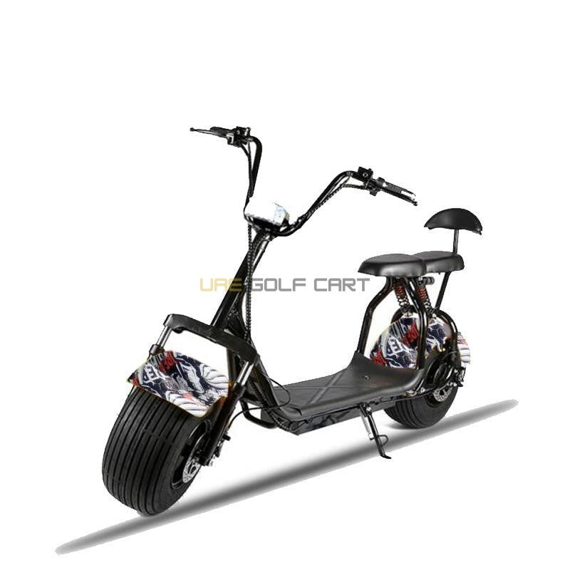 Coco City Harley Fat Tire Electric Scooter 60V 1500W 35km/h 180kg Capacity - Electric Motorbikes & Mopeds - Photo 7 | UAE Golf Cart