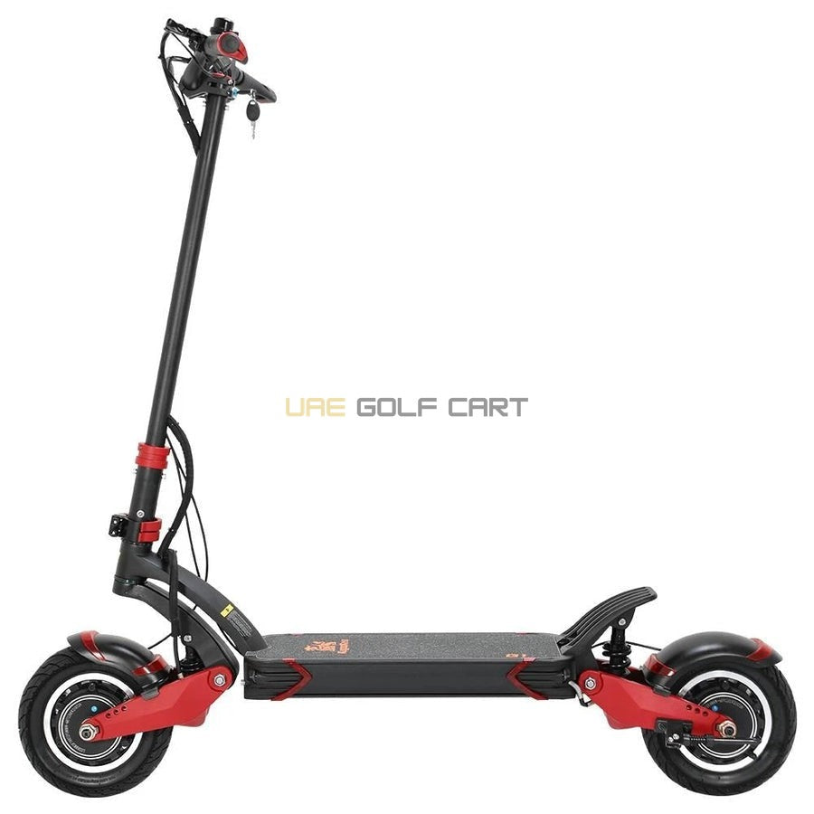 Dual Motor 52V Electric Scooter 65km/h Top Speed, 65km Range, 150kg Load, Foldable, 10-inch Pneumatic Tires - Foldable Electric Scooters - Close Up | UAE Golf Cart