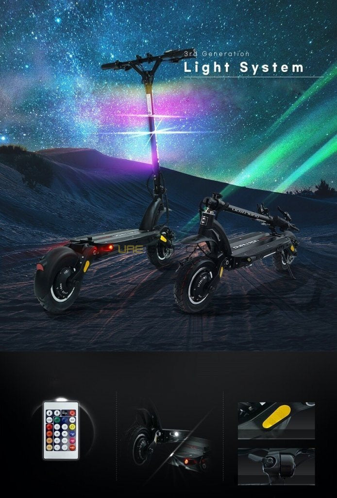 Dual Motor Foldable Electric Scooter 3600W 75 km/h 60V 22.4Ah Battery - Foldable Electric Scooters - Photo 9 | UAE Golf Cart