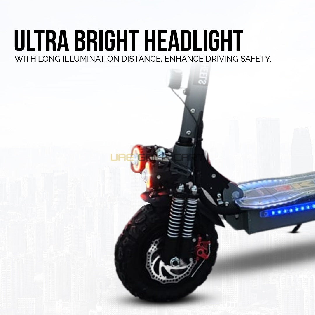 Dual Motor Foldable Electric Scooter 7200W 48V 15Ah 120kg Load 70-90 km/h - Foldable Electric Scooters - Photo 5 | UAE Golf Cart
