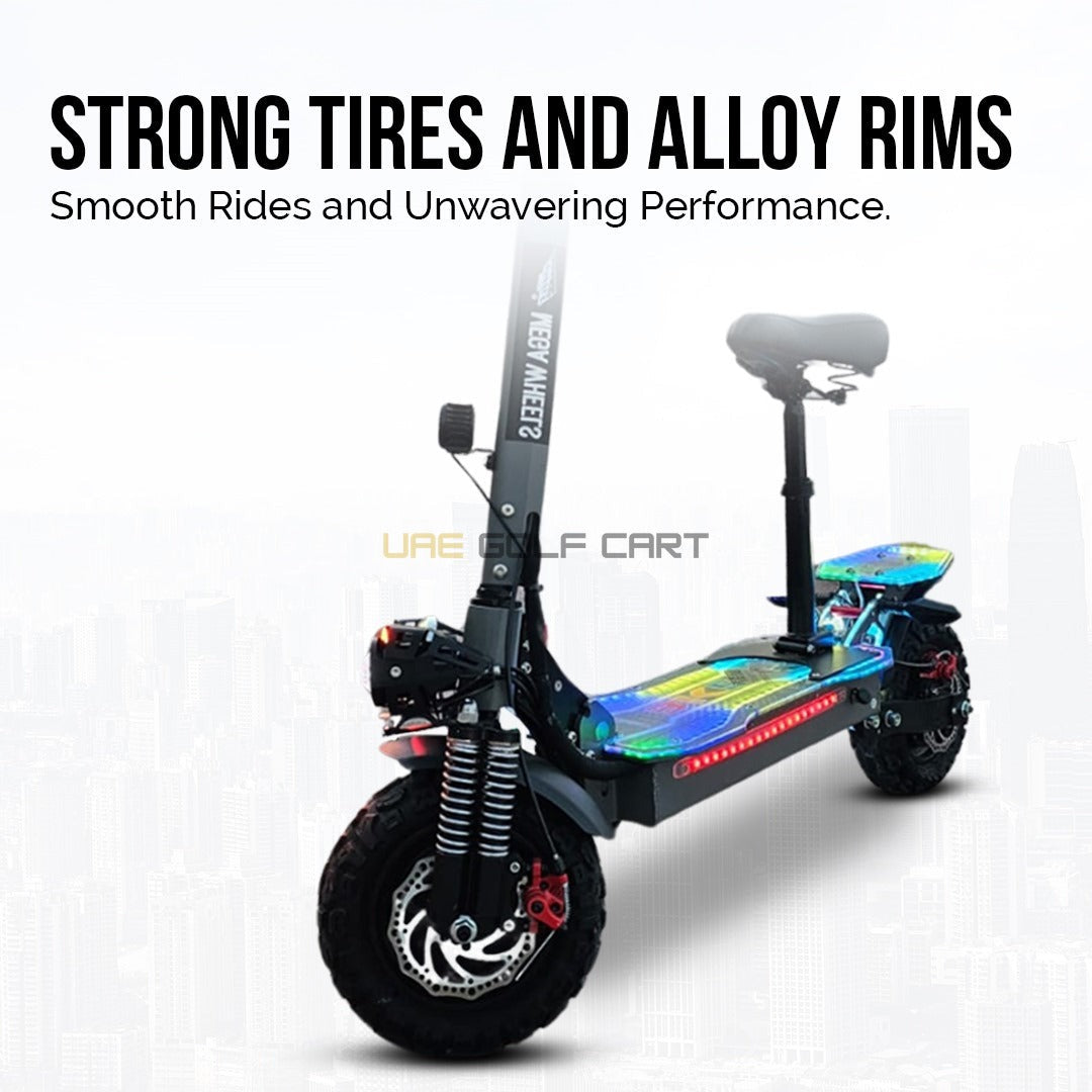 Dual Motor Foldable Electric Scooter 7200W 48V 15Ah 120kg Load 70-90 km/h - Foldable Electric Scooters - Photo 7 | UAE Golf Cart