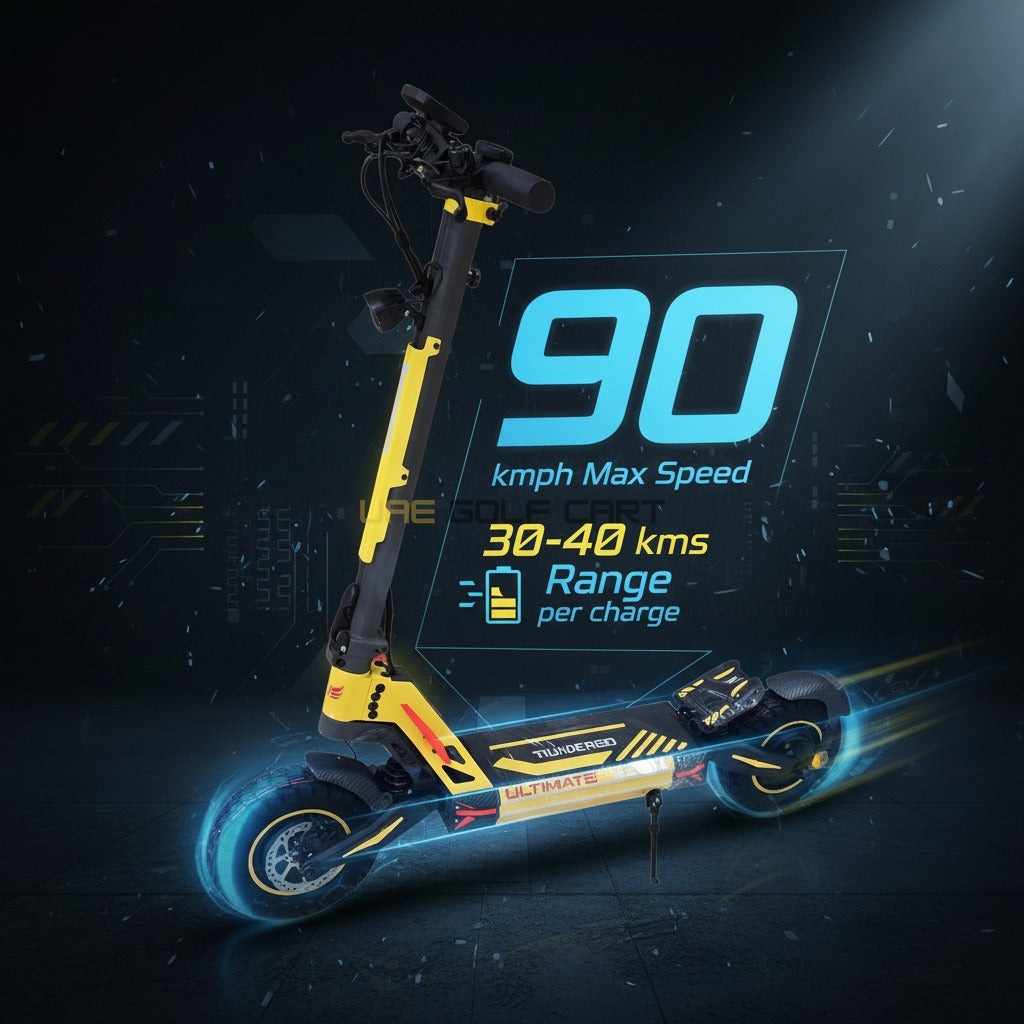 Dual Motor High Speed Electric Scooter 48V 3500W Top Speed 90 km/h Foldable Design - Foldable Electric Scooters - Photo 21 | UAE Golf Cart