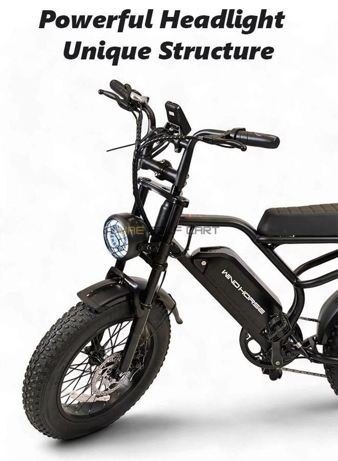 Electric Bike for Adults 48V Removable Battery Pedal Assist E-Bike 750W Motor - Electric Bikes - Photo 15 | UAE Golf Cart