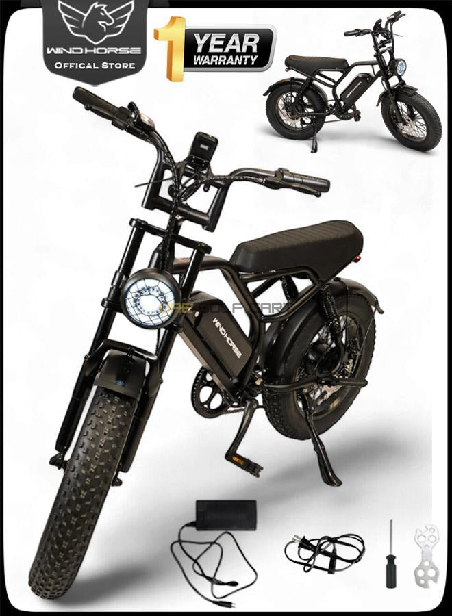 Electric Bike for Adults 48V Removable Battery Pedal Assist E-Bike 750W Motor - Electric Bikes - Photo 16 | UAE Golf Cart