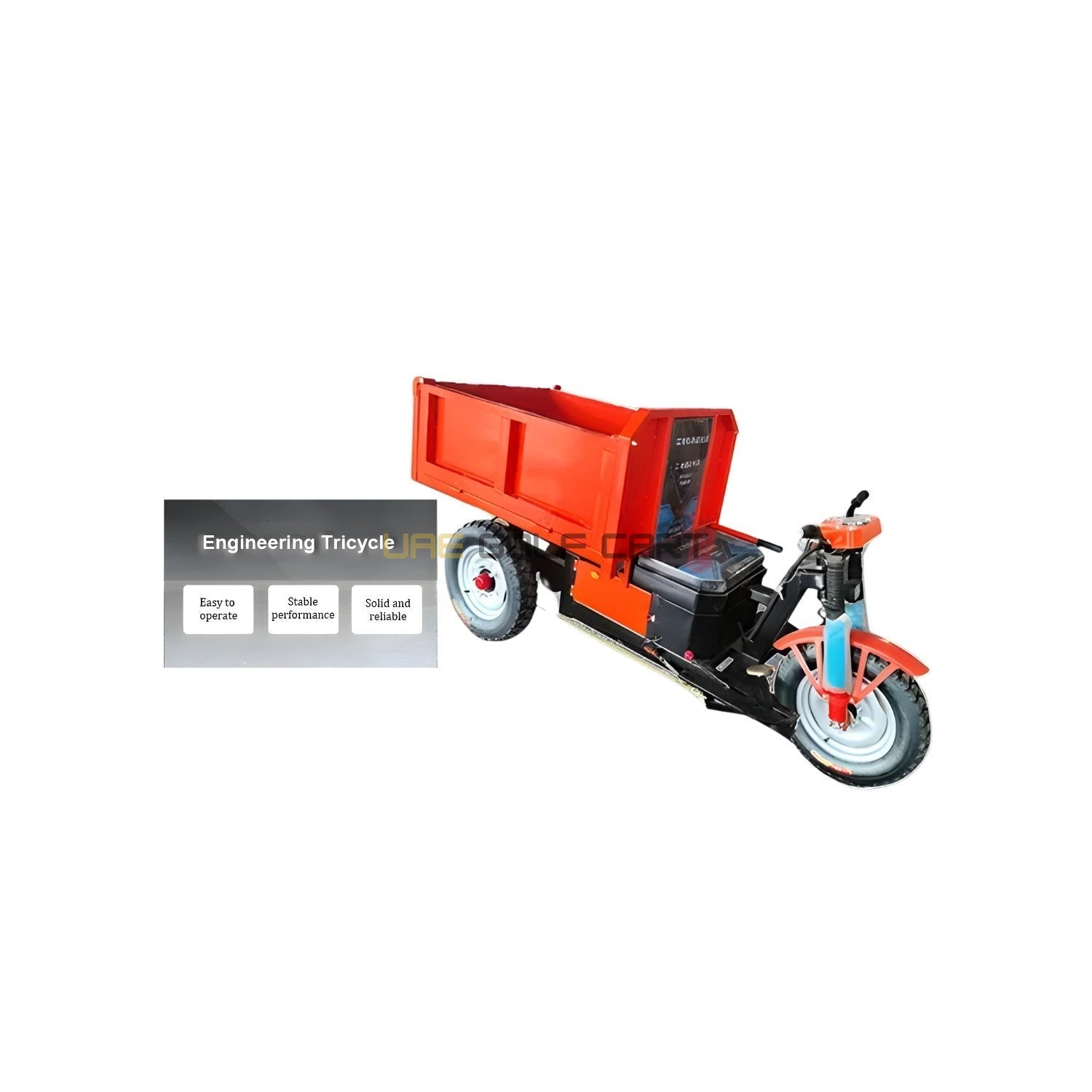 Electric Cargo Bike Mini Dumper UAE Golf Cart 1200W 500kg 60V Flatbed Dump Tricycle Construction UAE - Cargo Bikes - Photo 4 | UAE Golf Cart