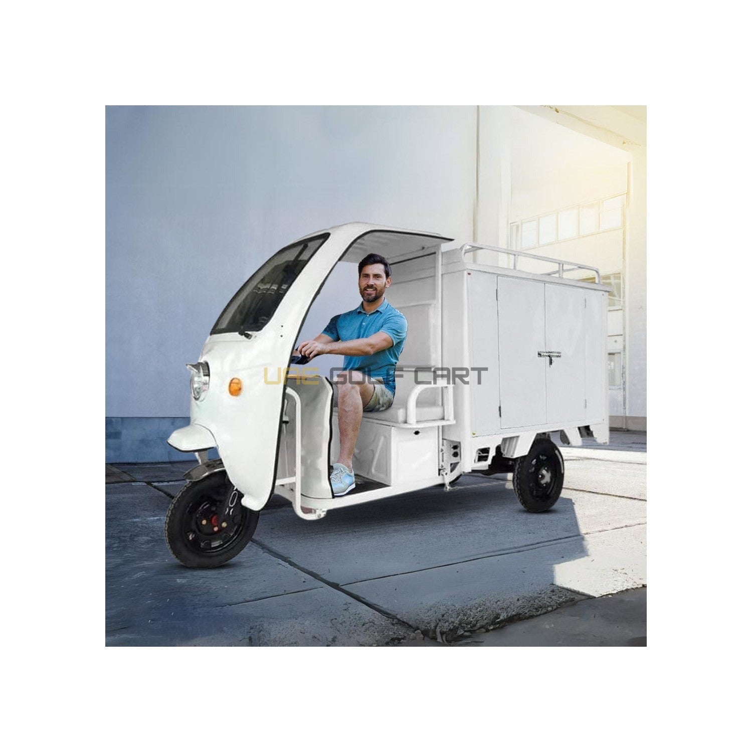 Electric Cargo Scooter UAE Golf Cart KV-KDC 60V 1200W 500kg Closed Cabin 1.5M Delivery Tricycle UAE - Cargo Bikes - Photo 4 | UAE Golf Cart